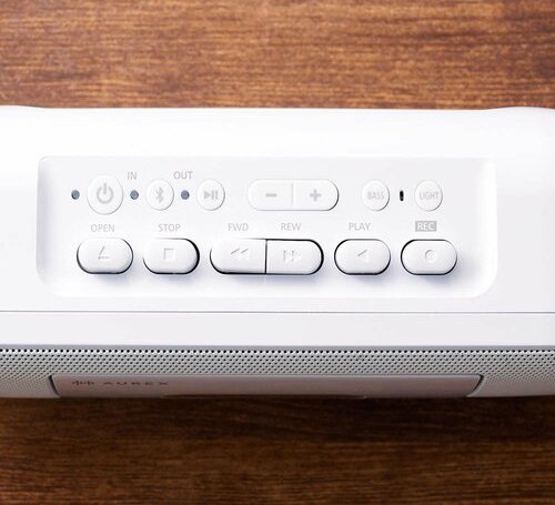 デザインよりも音質重視のスピーカー内蔵プレーヤー カセットプレーヤーおすすめ イメージ2