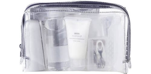 無印良品:ＴＰＵクリアケース:旅行用品