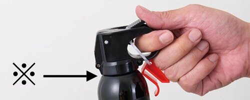 扱いやすさ クマ撃退スプレーおすすめ イメージ