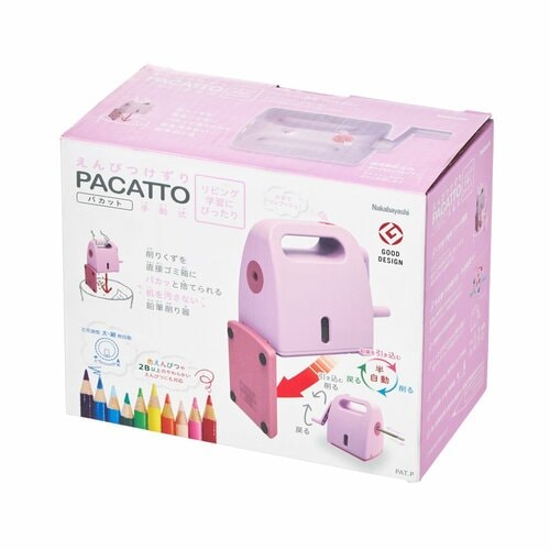 手動鉛筆削りおすすめ ナカバヤシ PACATTO 鉛筆削り イメージ2