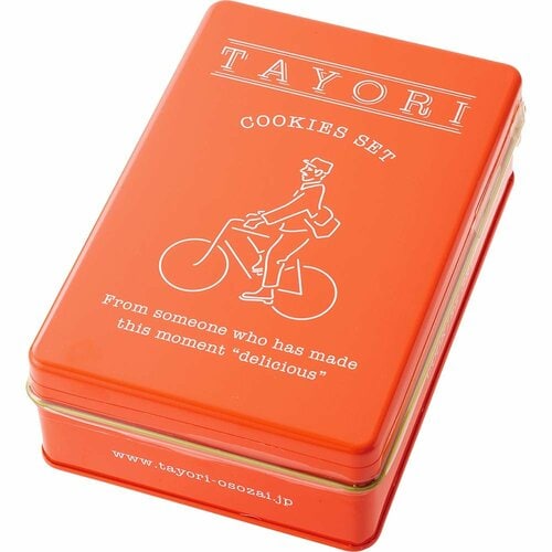 お取り寄せクッキー缶おすすめ TAYORI BAKE TAYORI オリジナル クッキー缶 -朱- イメージ2