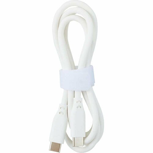 無印とドンキの大容量モバイルバッテリーおすすめ 無印良品 やわらかくて絡まりにくいUSBケーブル1m USB-C/USB-C イメージ1