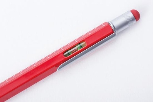 5in1ボールペンその1 ボールペン＋定規＋スタイラス＋ドライバー＋水平器 イメージ3