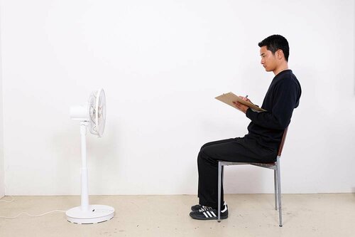 テスト6：風当り 扇風機おすすめ イメージ