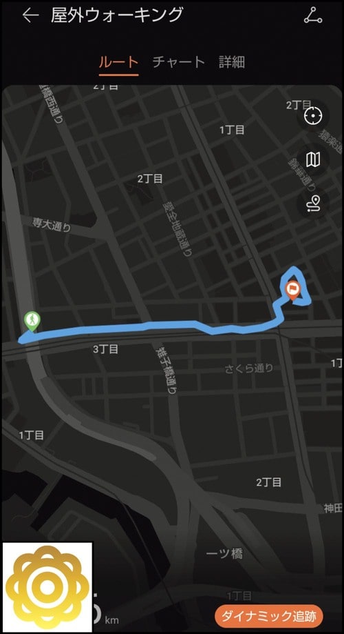 【スマホアプリの使いやすさ】巡ったルートや距離を記録 安いスマートバンドおすすめ イメージ
