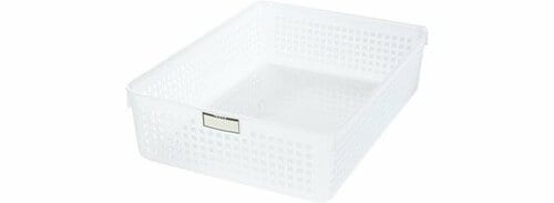 セリア:ネームバスケット ワイド　A4:収納