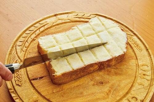 トーストアレンジ2：クリームチーズのメロンパン風トースト イメージ5