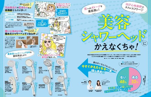 LDK the Beautyが人気のシャワーヘッドをテスト シャワーヘッドおすすめ イメージ