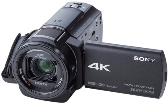 ソニー:FDR-AX30:ビデオカメラ
