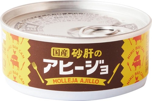 カルディオリジナル「肉バル缶 砂肝のアヒージョ」の製品画像