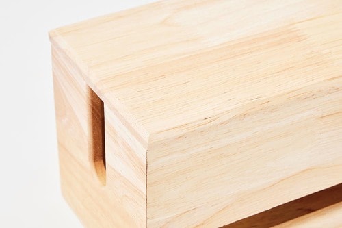 コンセントケースおすすめ スタンダードプロダクツ 木製ケーブルボックス イメージ2