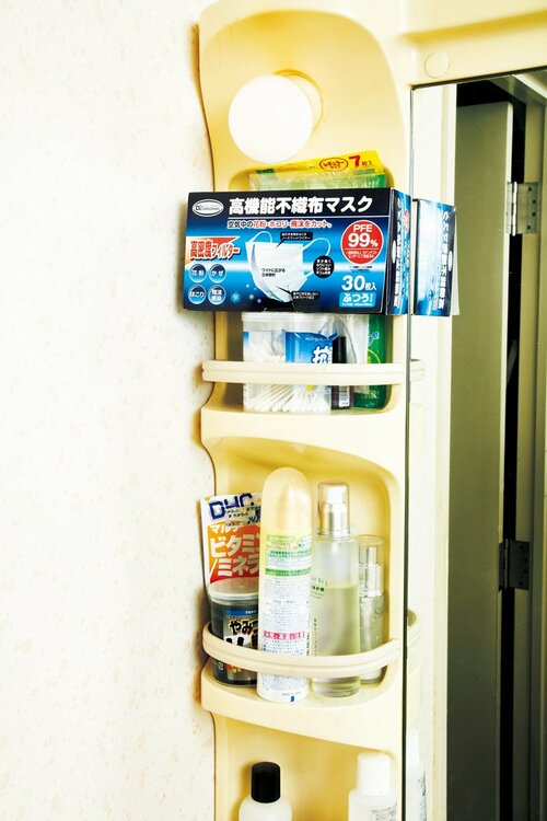 細かいものをそのまま置くとお掃除しにくい洗面台になります イメージ2