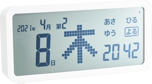 デジタルカレンダー：キングジム「日めくりカレンダー AM60」 イメージ