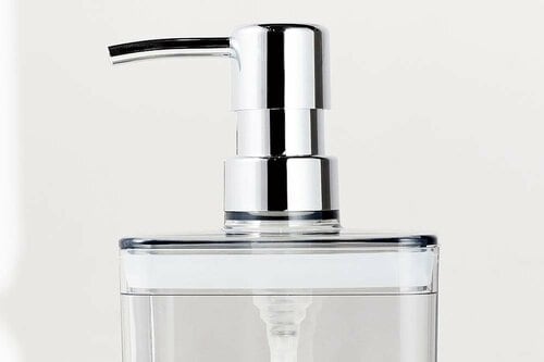  ニトリ 詰め替えやすいスリムディスペンサー Nアーバン 550mL（グレー） イメージ2