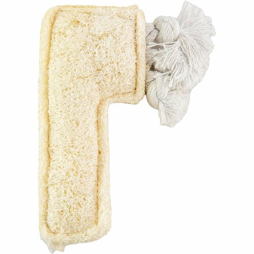 犬用おもちゃおすすめ マルカン ナチュラハ デンタルトイ ヘチマとコットン紐 ブラシ イメージ1