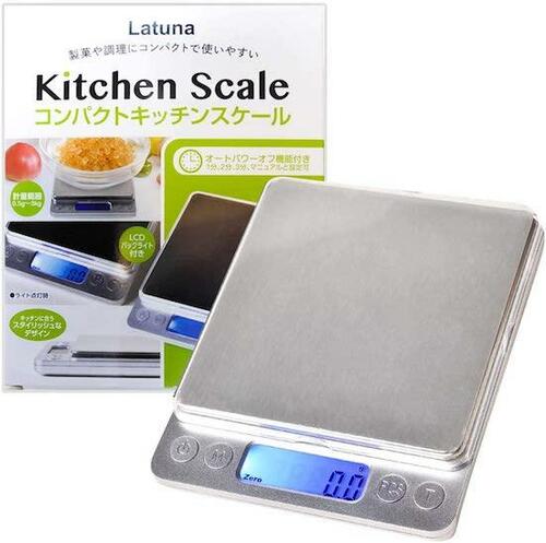ラチュナ(Latuna):キッチンスケール 3kg:デジタルはかり