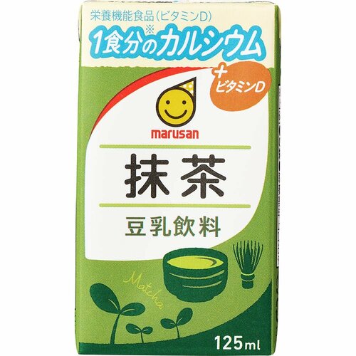 豆乳飲料おすすめ マルサンアイ 豆乳飲料 抹茶 1食分のカルシウム イメージ