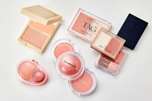 明るい印象のオレンジチークがほしい! オレンジチークおすすめ イメージ