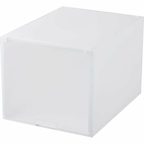 カインズの組立式ケース、小物収納ボックス、冷蔵庫回転台、歯ブラシスタンドコップおすすめ ニトリ 積み重ねたまま取り出せる組立式ケース ワイドハイタイプ イメージ1