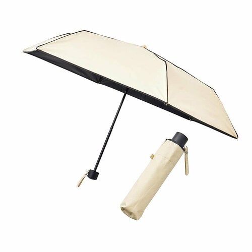 日傘おすすめ フランフラン 遮光パイピング 折りたたみ傘 47cm イメージ