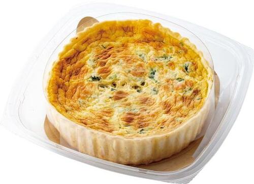 ずっしりと厚みがあってボリューミーなキッシュロレーヌ イメージ