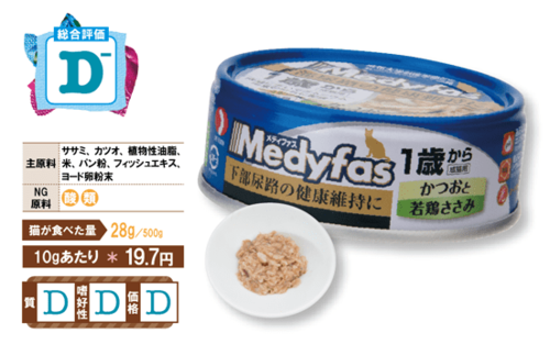 猫:ネコ:キャット:キャットフード:ウエット:ペットライン:メディファス ウェット 1歳から かつおと若鶏ささみ
