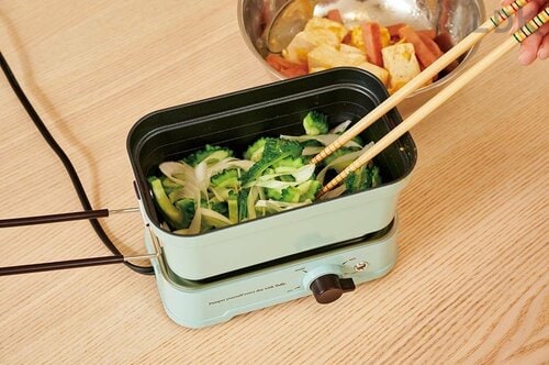 材料を分けて炒め最後に合わせる イメージ