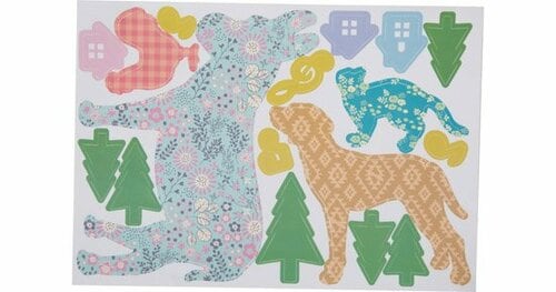 ダイソー:ウォールステッカー:ブレーメン:子供部屋:インテリア:100均:100円:可愛い:オシャレ