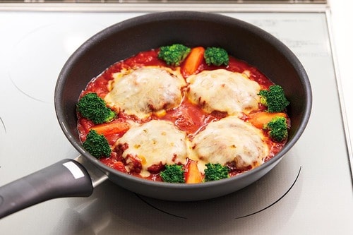 ハンバーグがキレイに焼ける! フライパンおすすめ イメージ2