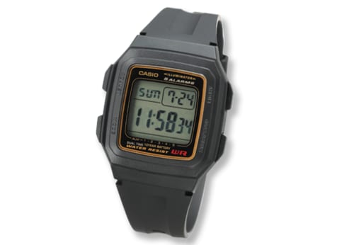 カシオ:チープカシオ:デジタル:CASIO:スタンダード F-201WA-9AJF