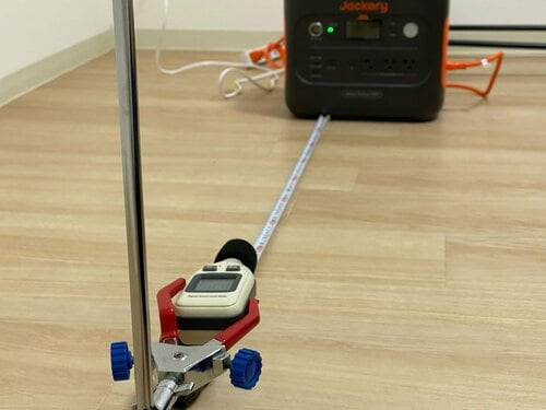 検証⑤:静音性をチェック ポータブル電源おすすめ イメージ