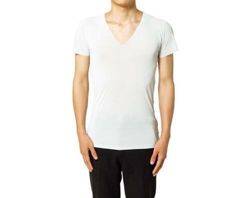ユニクロ(UNIQLO):エアリズム シームレスVネックT:Tシャツ