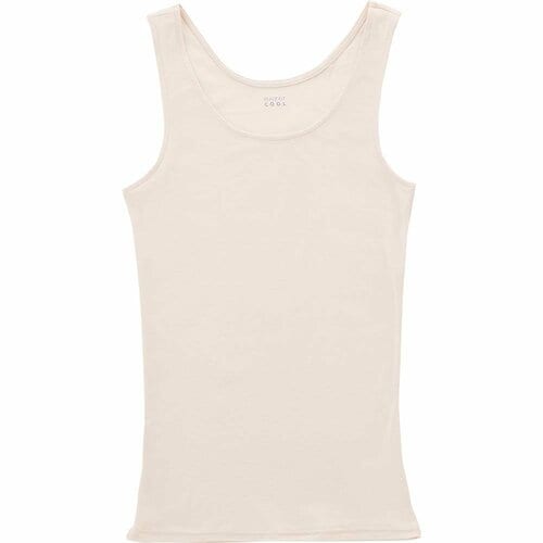 レディース冷感インナーおすすめ トップバリュ PEACE FIT COOL コットン100% タンクトップ イメージ