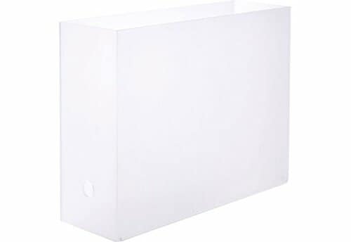 無印良品:ポリプロピレン ファイルボックス スタンダードタイプ A4用 ホワイトグレー