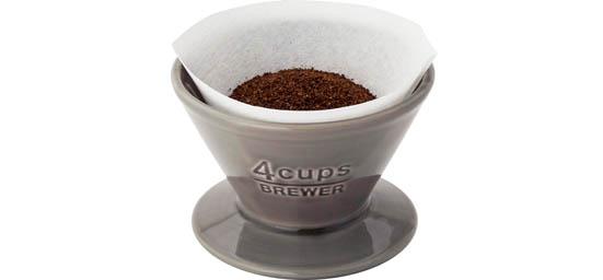 キントー:KINTO SCS-04-BR-GY ブリューワー 4cups:コーヒー用品