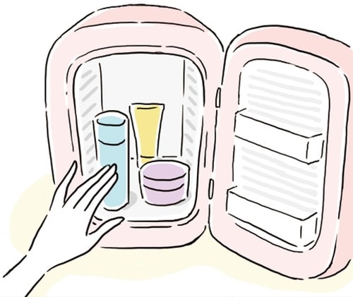 3:コスメ専用冷蔵庫で保管するとイイって本当? イメージ