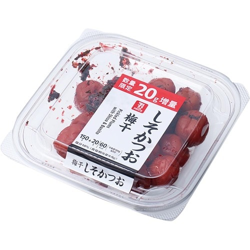 スーパーで買える梅干しおすすめ セブン・ザ・プライス しそかつお梅干 イメージ