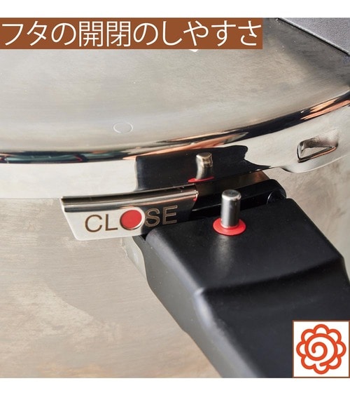 フタの開閉のしやすさ 圧力鍋おすすめ イメージ