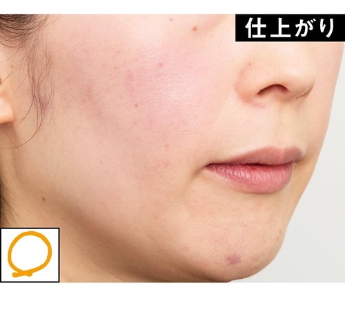 仕上がり:毛穴は隠すが赤みを拾う プチプラ化粧下地おすすめ イメージ