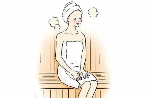 サウナで汗を流しても毛穴汚れは落ちない 美容の裏ワザおすすめ イメージ