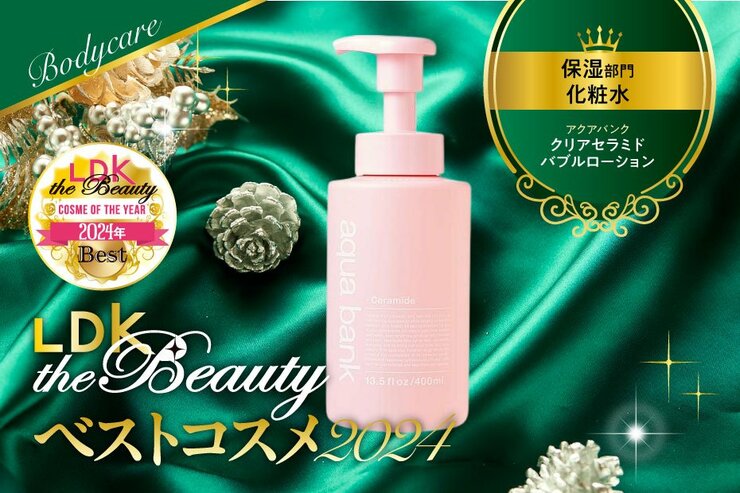 「えっ!?泡で出てくる化粧水？」保湿できて肌なじみもいいアクアバンク【LDKベスコス2024】