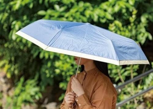 差した瞬間涼しさ実感! グローバルワーク「日傘 晴雨兼用バイカラ」 日傘おすすめ イメージ3