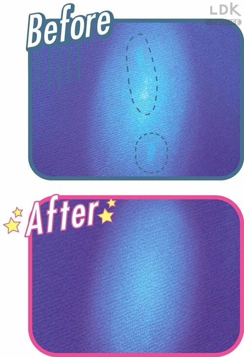 白く浮かぶ尿シミがとれたかチェック! イメージ2
