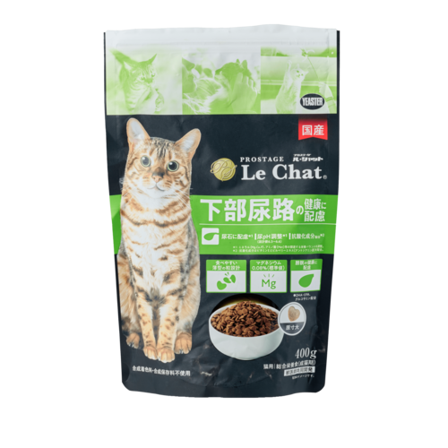 下部尿路ケア・キャットフードおすすめ イースター プロステージ ル・シャット 猫用 下部尿路の健康に配慮 イメージ