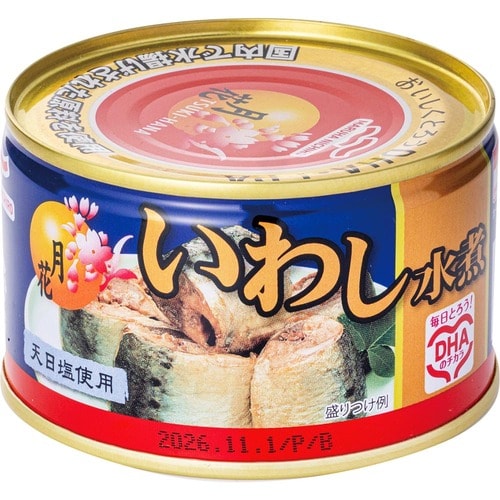 いわし缶詰おすすめ マルハニチロ 月花いわし水煮 イメージ