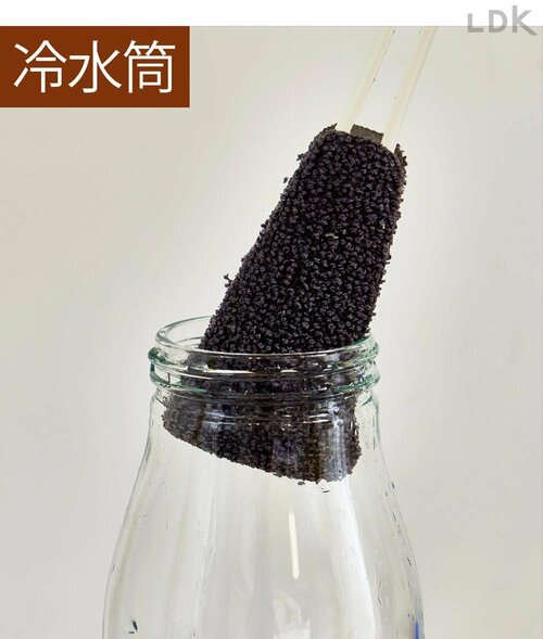 冷水筒：広い面を一気に洗えるかどうか ボトルブラシおすすめ イメージ
