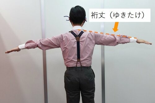 首回りと裄丈で選ぶ ワイシャツおすすめ イメージ
