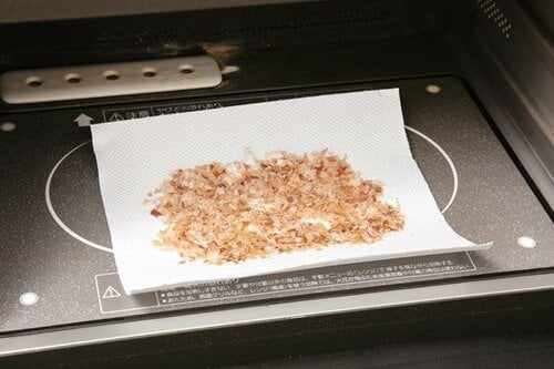 市販削り節を乾燥させるとグンとおいしさアップ！ イメージ