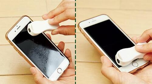 スマホ画面の指紋がサッと消えるタッチパネルクリーナー イメージ