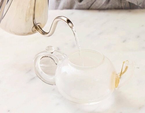 1:ポットを温める イメージ